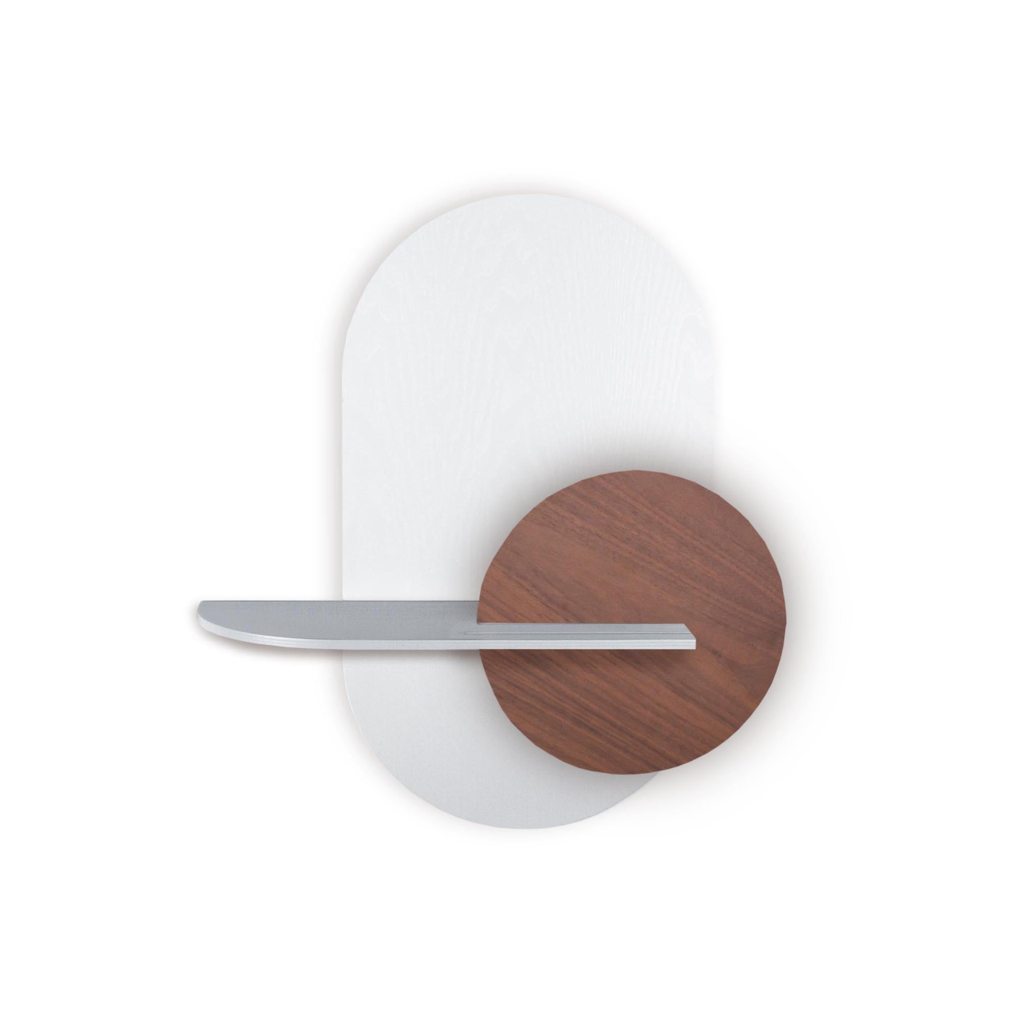 Alba Wall Shelf · White oval