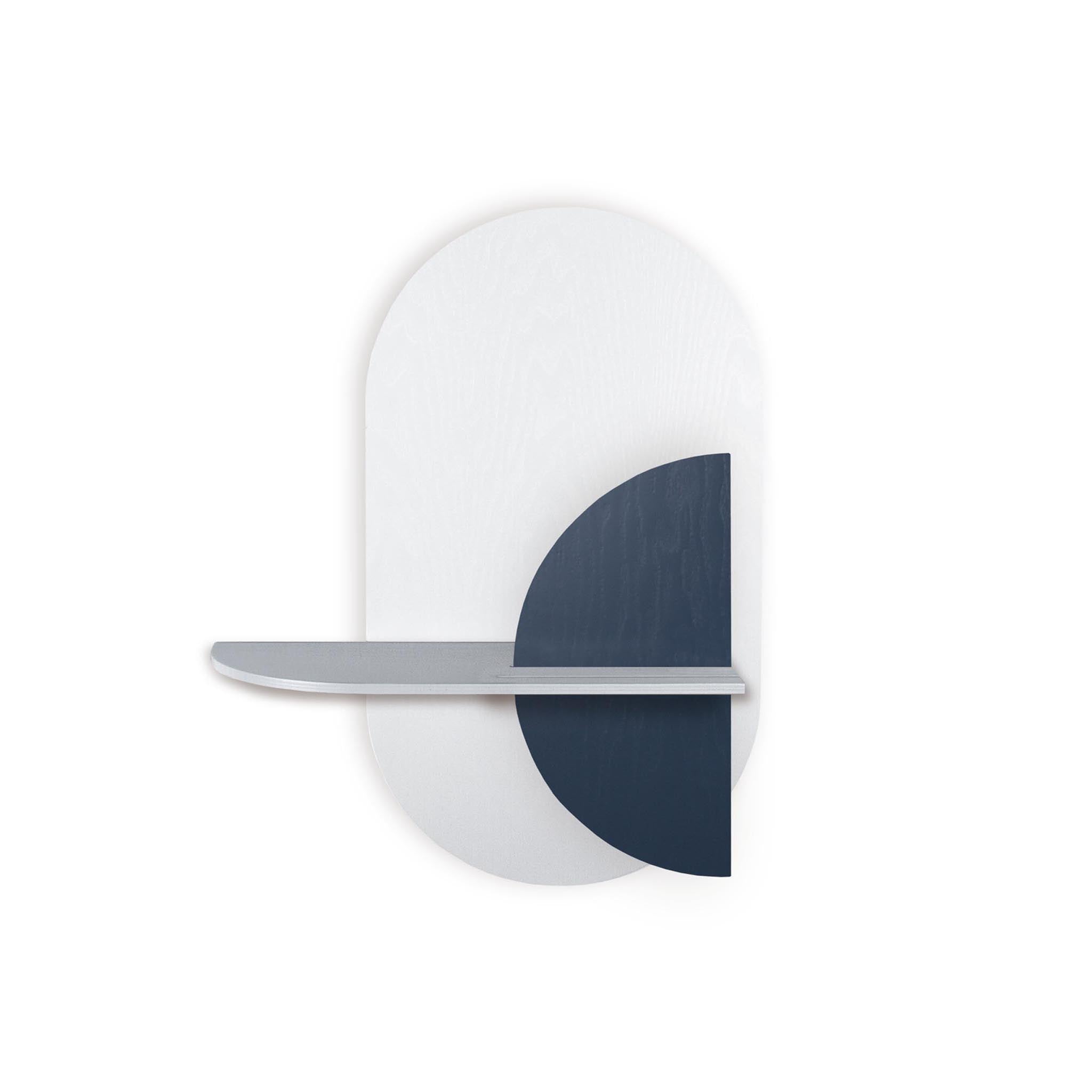 Étagère murale Alba DUO · Ovale blanc