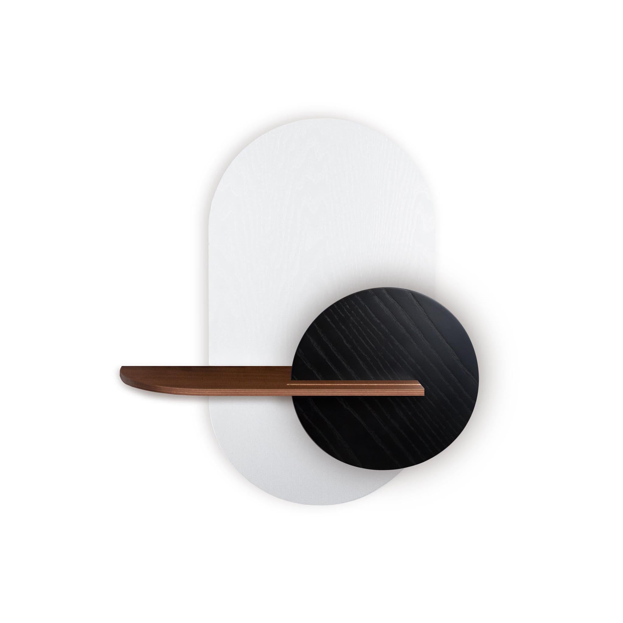Alba Wall Shelf · White oval