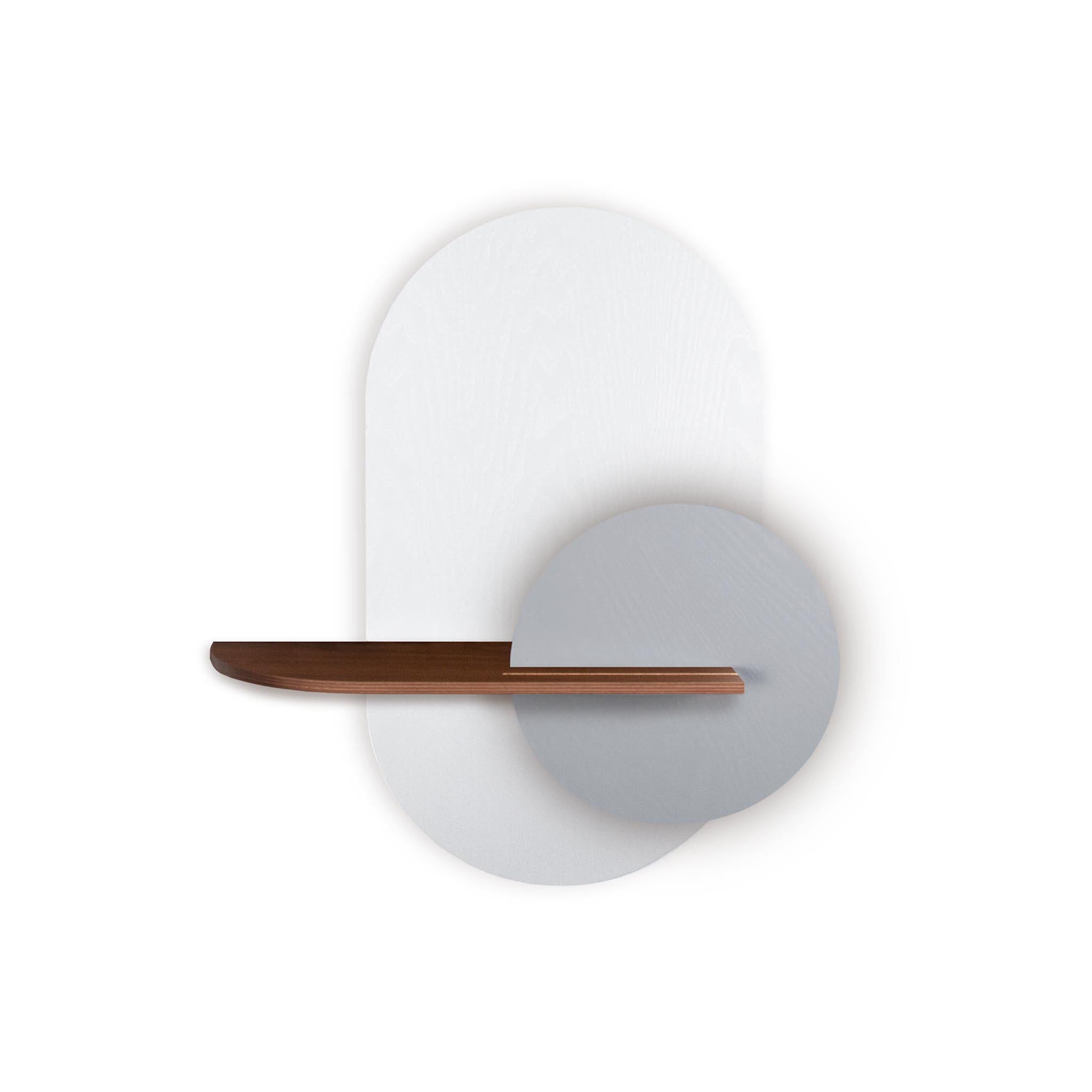 Alba Wall Shelf · White oval