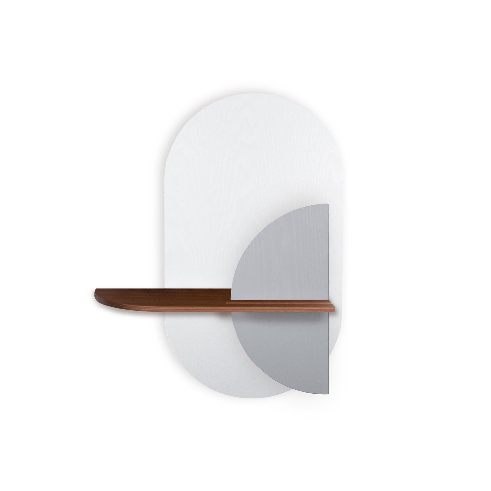 Alba Wall Shelf · White oval
