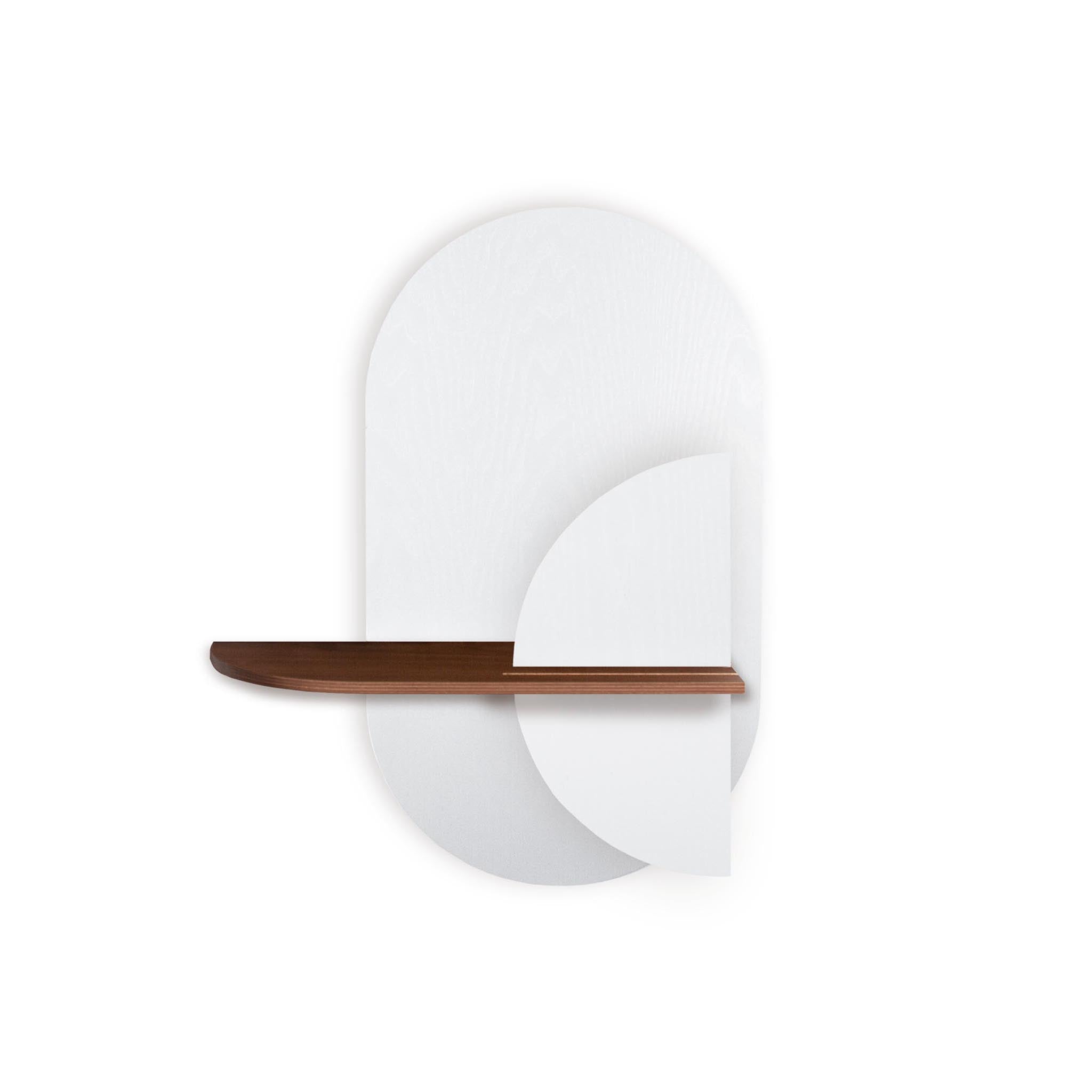 Alba Wall Shelf · White oval