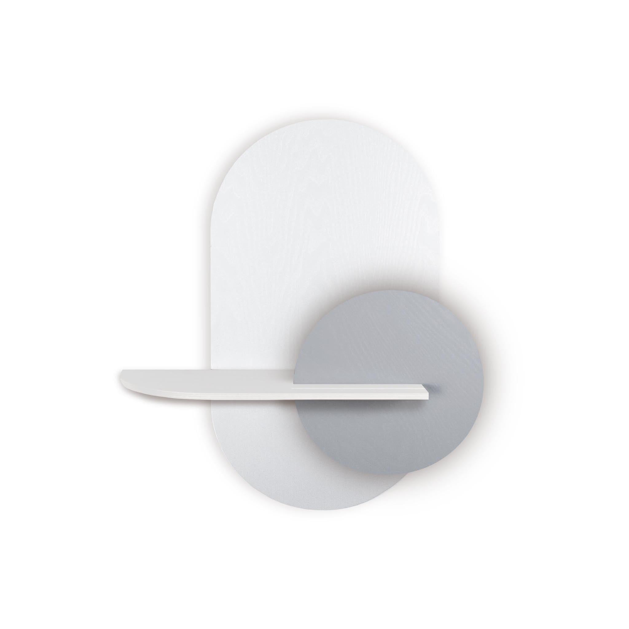 Alba Wall Shelf · White oval