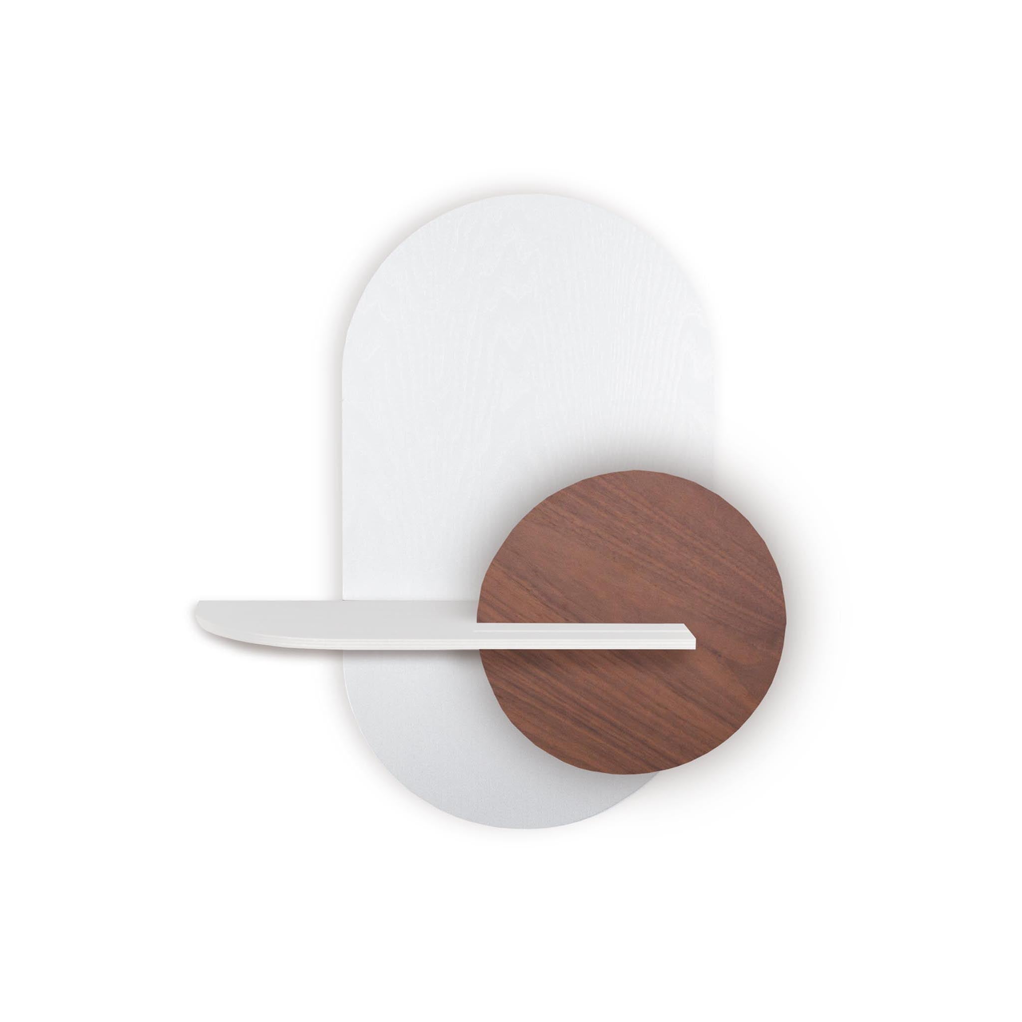 Alba Wall Shelf · White oval