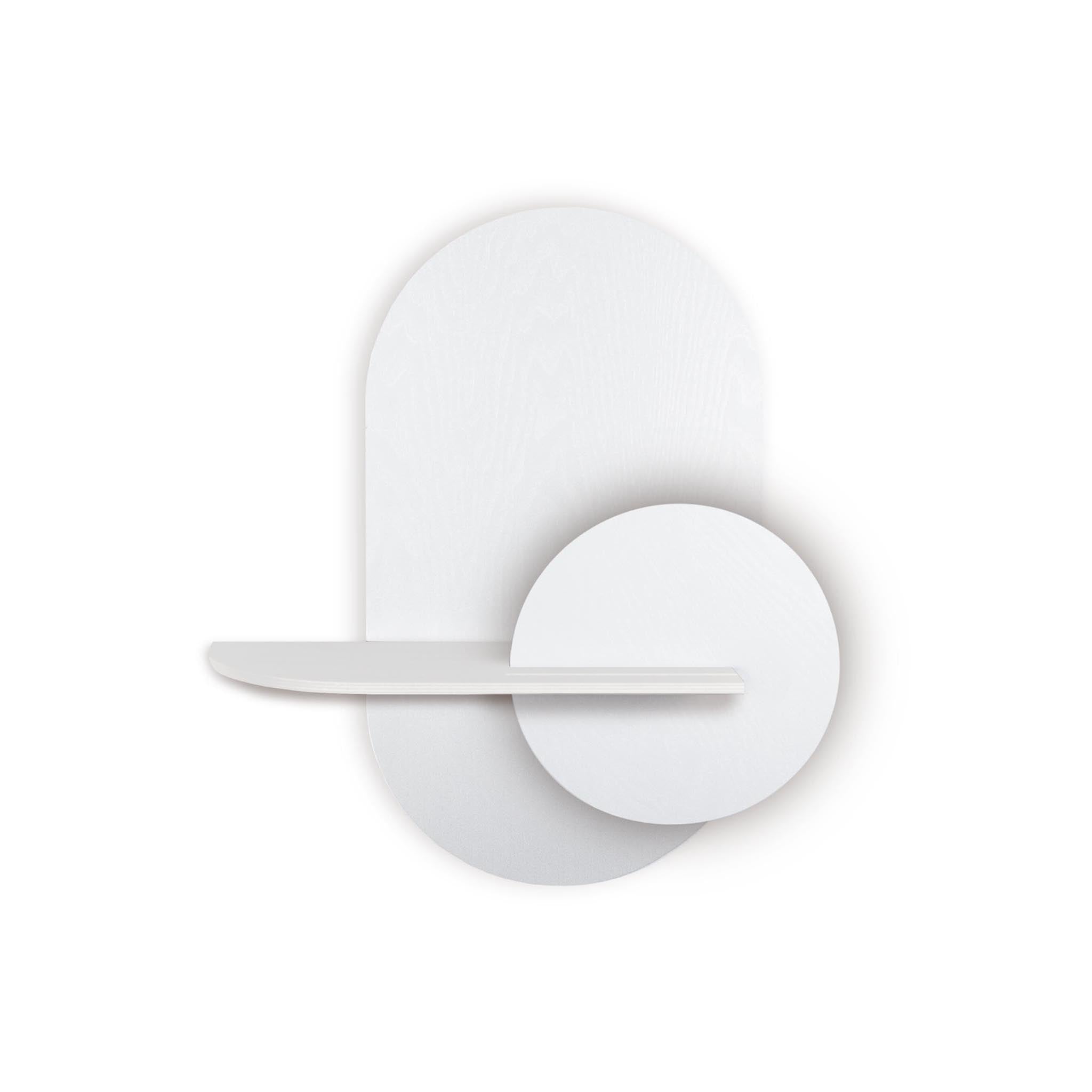 Alba Wall Shelf · White oval