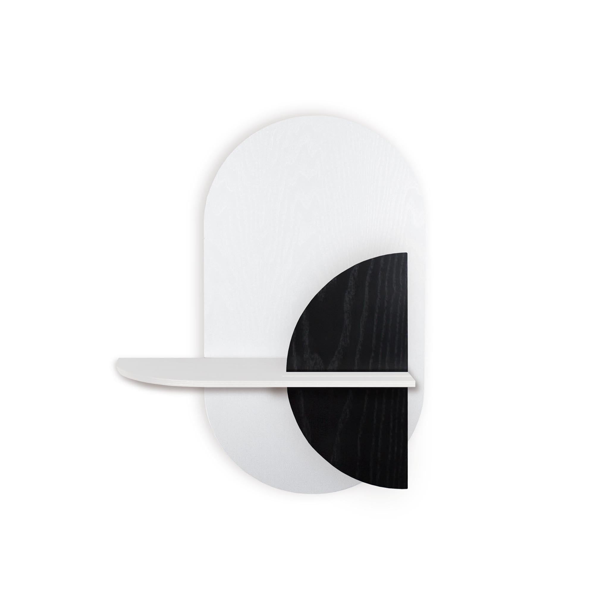 Alba Wall Shelf · White oval