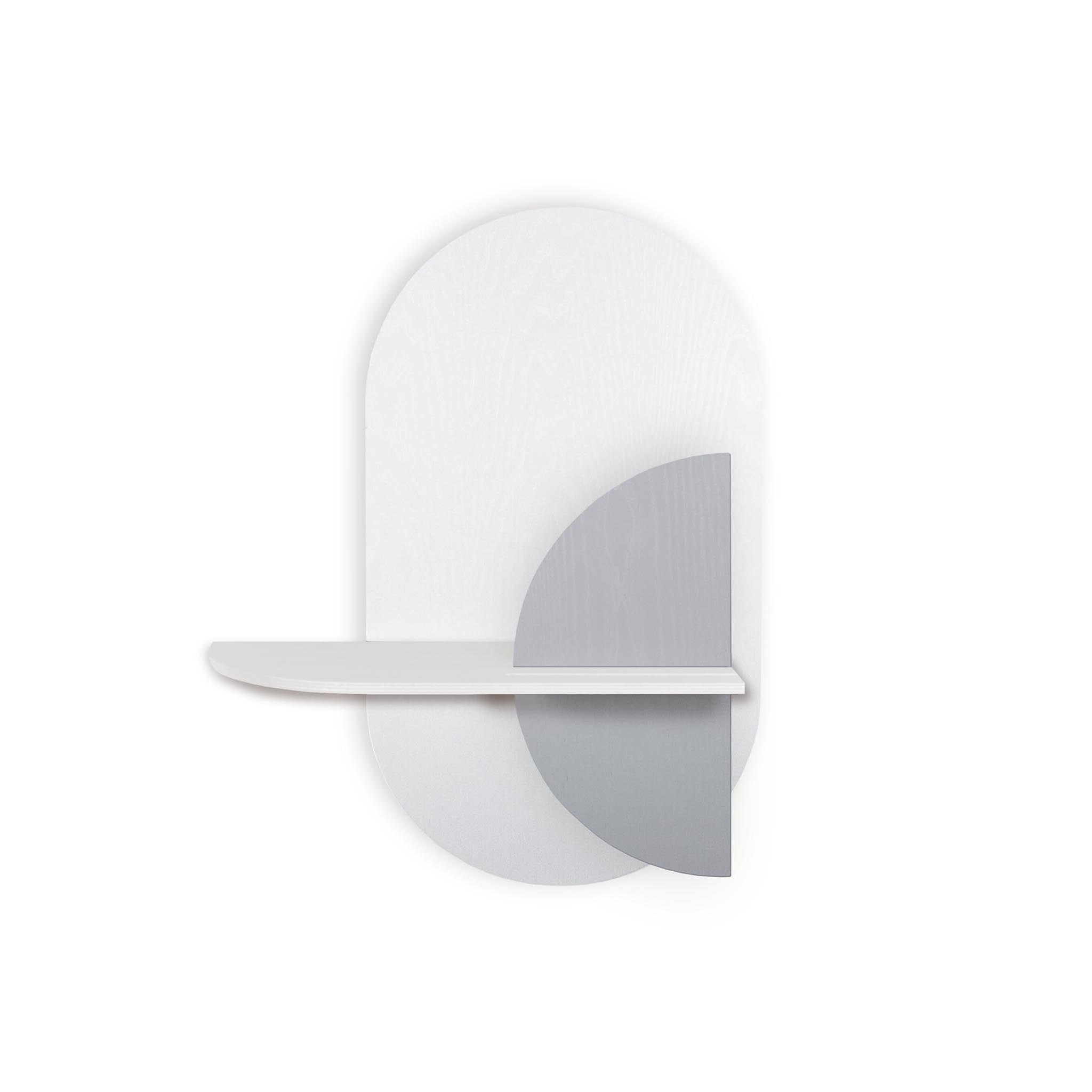 Alba Wall Shelf · White oval