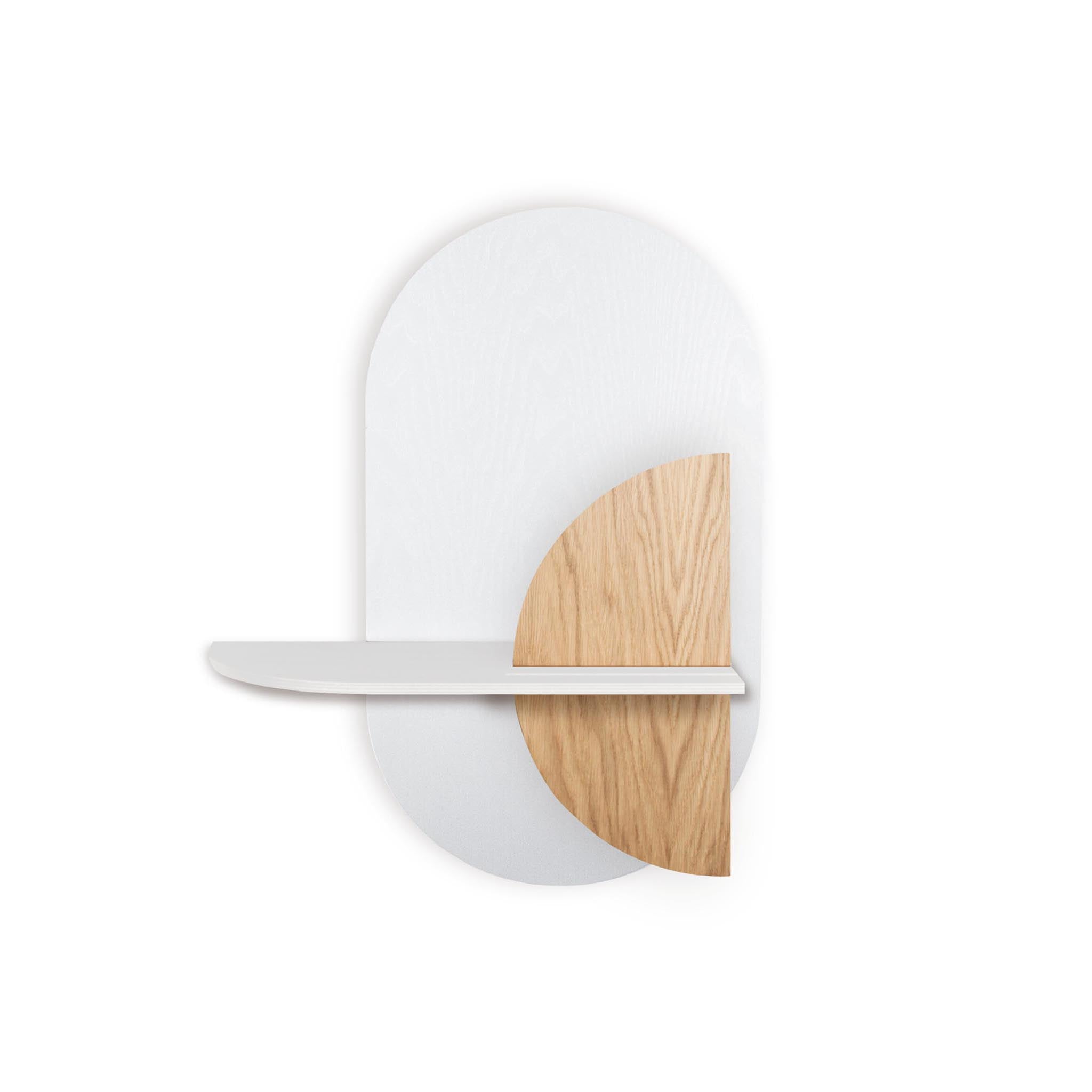 Alba Wall Shelf · White oval